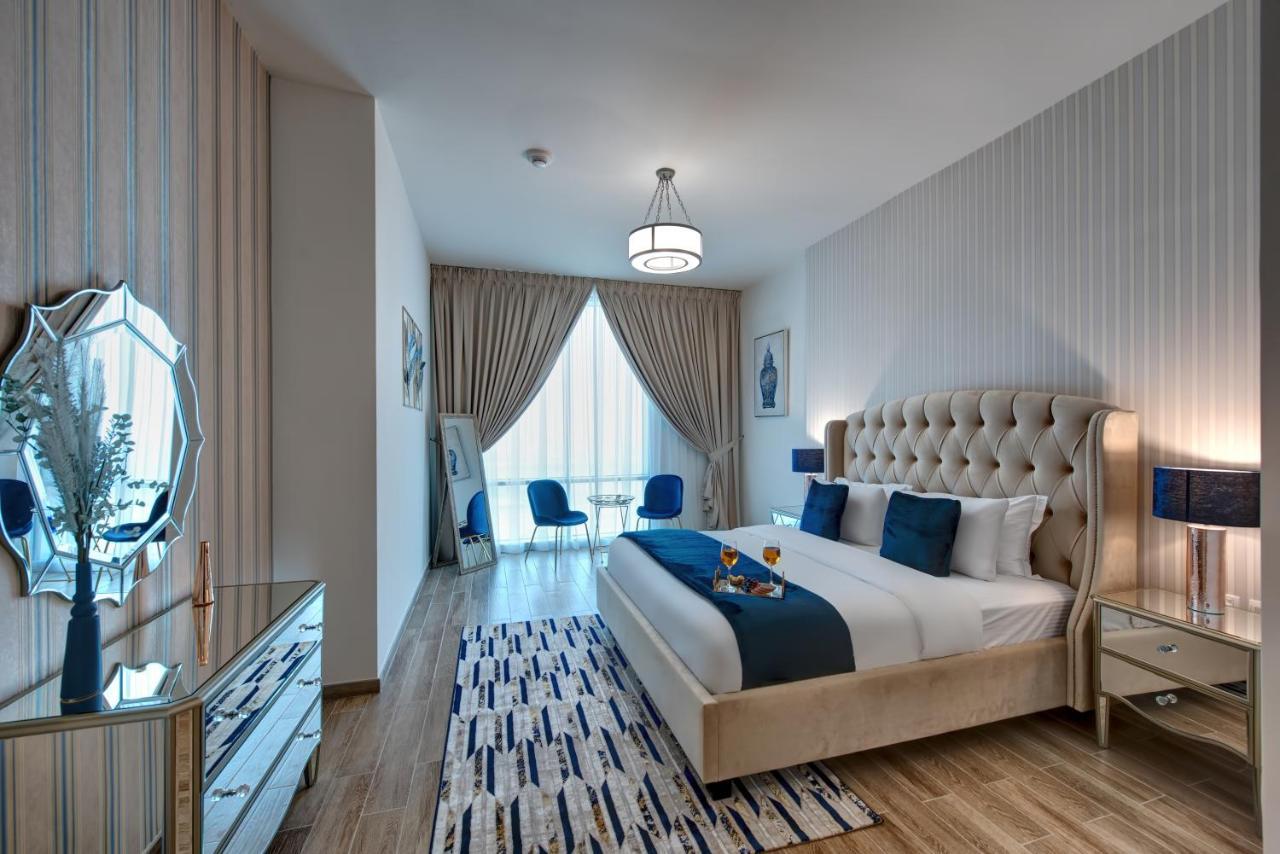Durrani Homes - Lux 1Br At Al Habtoor Amna Tower Dubai Bagian luar foto