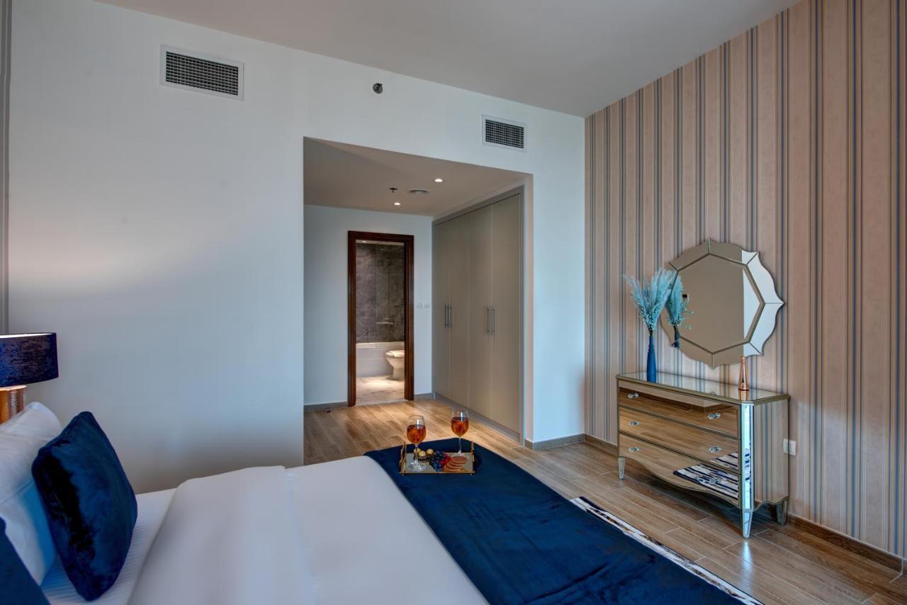 Durrani Homes - Lux 1Br At Al Habtoor Amna Tower Dubai Bagian luar foto