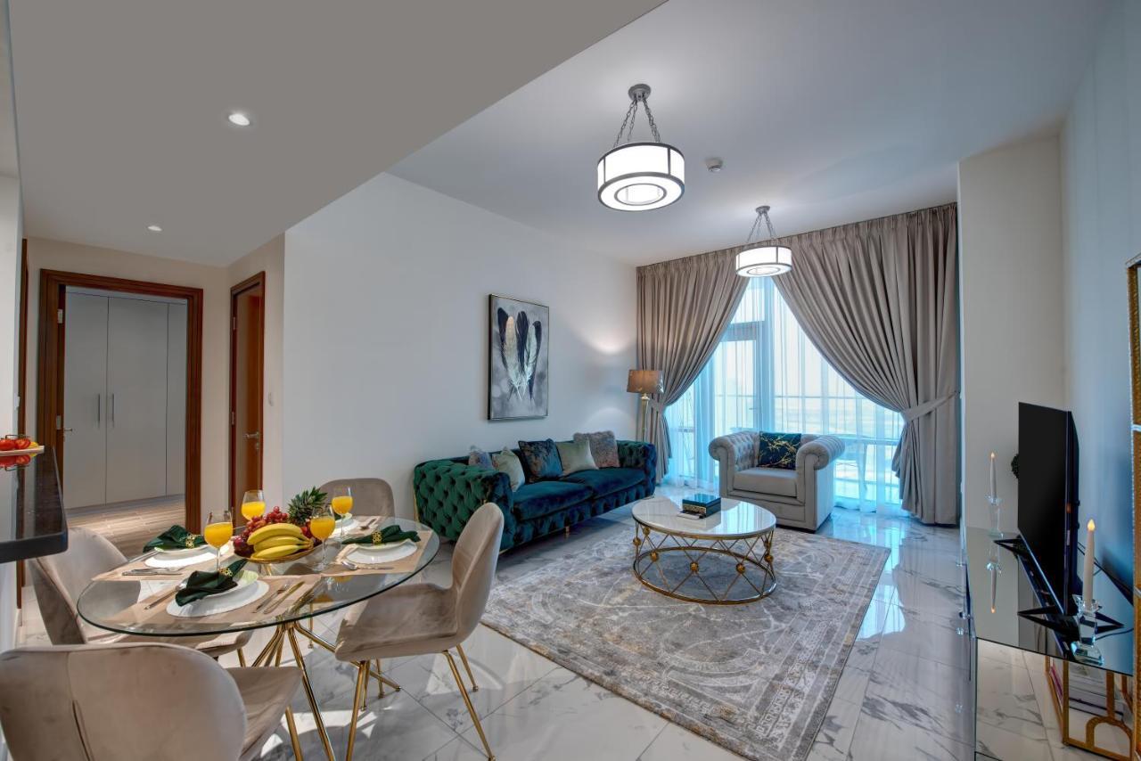 Durrani Homes - Lux 1Br At Al Habtoor Amna Tower Dubai Bagian luar foto