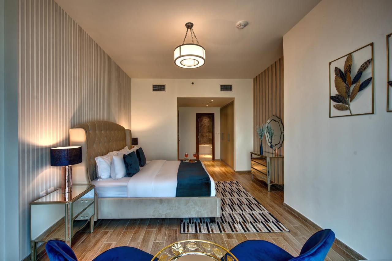 Durrani Homes - Lux 1Br At Al Habtoor Amna Tower Dubai Bagian luar foto